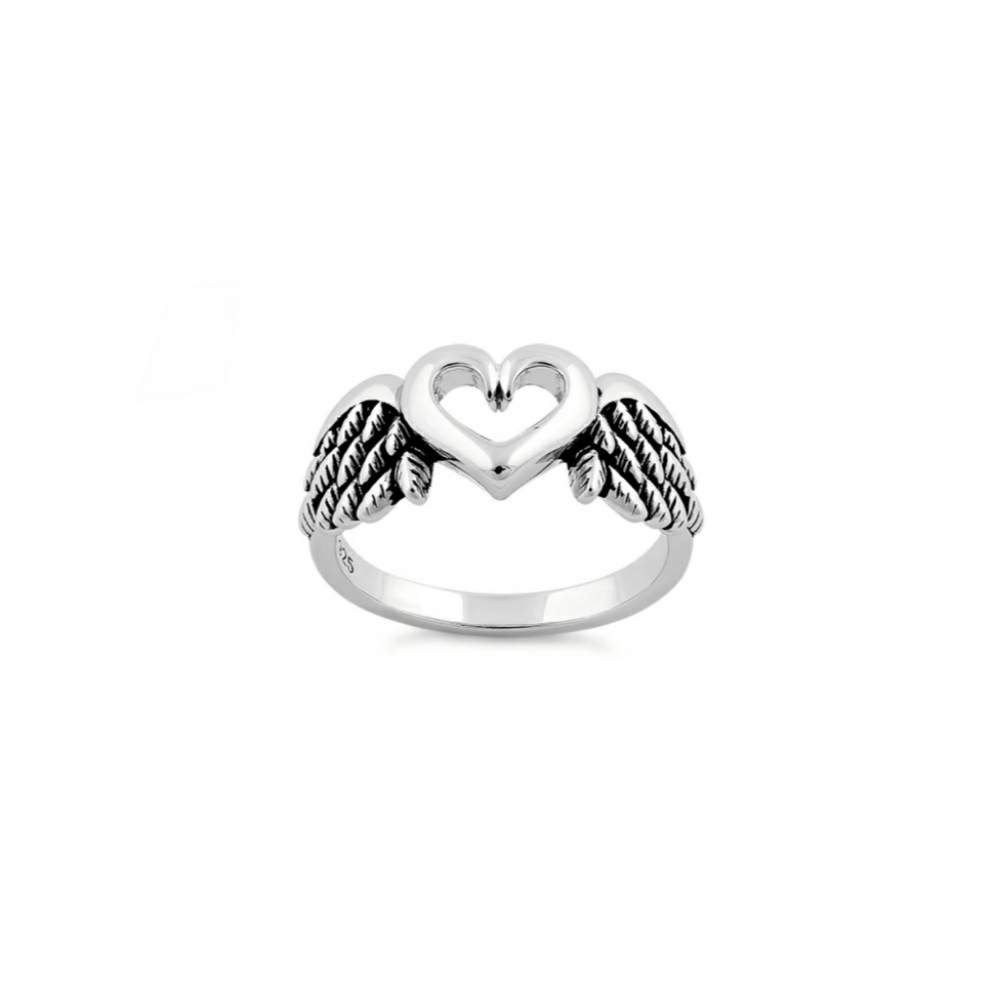 🥰 GYPSY HEART STERLING SILVER RING